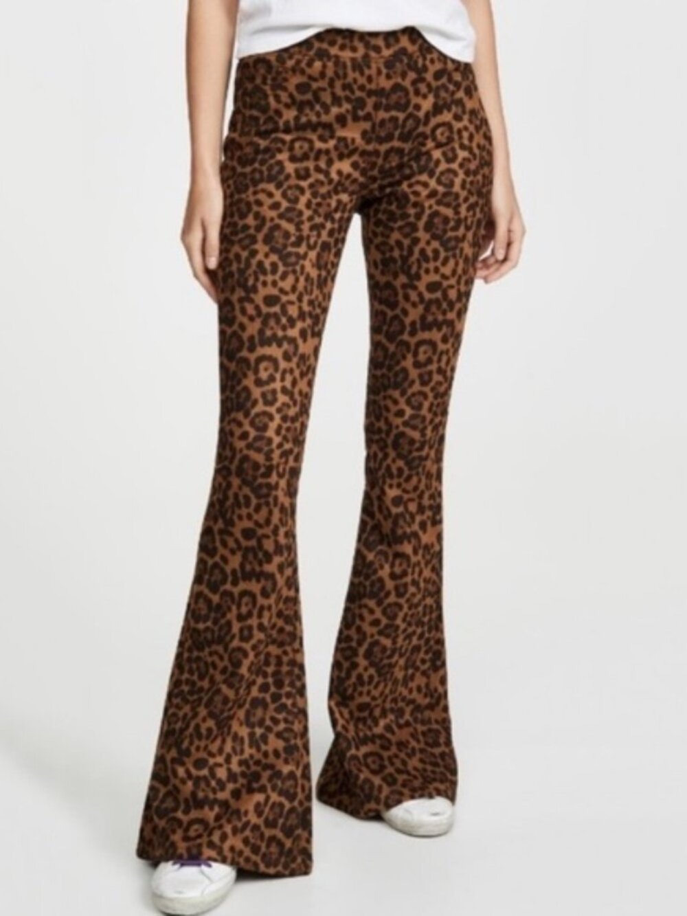 BlankNYC Leopard Print Flare Pants